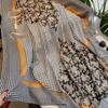 42 Designs Spain Brand Lovely Floral Square Viscose Shawl Scarf Lady Print Soft Wrap Pashmina Bufandas Muslim Hijab 135*135Cm