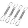 4pcs Awning Attachment Set Tension Spring, Alloy Spring Awning Spring Buckle, Heavy Duty Sun Shade Sail Fixing Kit