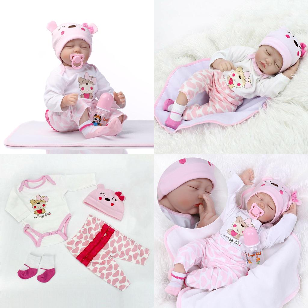 Adorabili Bambole Reborn da Regalo da 22" con Caratteristiche Realistiche e Qualità Artigianale