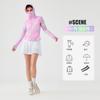 New hooded face covering sunscreen clothing women's two-way zipper breathable outdoor UV protection skin clothing