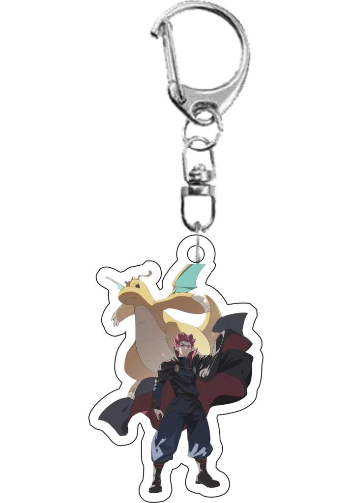 Anime Cartoons Acrylic Key Chain for Lance Lucy Cynthia Caitlin Steven Stone Acrylic Backpack Pendant Acrylic Key Buckle Pendant