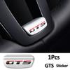 VW Valve Stems Caps 3D Metal Car Steering Wheel Emblem Stickers Decorative Cover For Volkswagen VW RLine R GTI Golf Amarok T5 Phaet EQ1