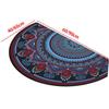 Bohemian Semi-Circular Carpet Anti-fouling Welcome Mat Durable Door Mat  Bathroom Entrance