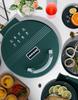 Bistecchiera Elettrica con Riscaldamento a Doppia Faccia e Spegnimento Automatico per Pancake e Crêpes