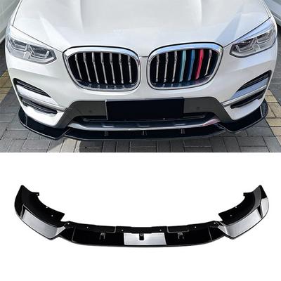 Car Front Bumper Lip Spoiler Diffuser Splitters Body Kit Aprons Cover Guard Trim For BMW X3 G01 2018-2021 Car Styling