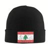 New Lebanon Flag Hats Autumn Winter Beanies Warm Caps Unisex Acrylic Bonnet
