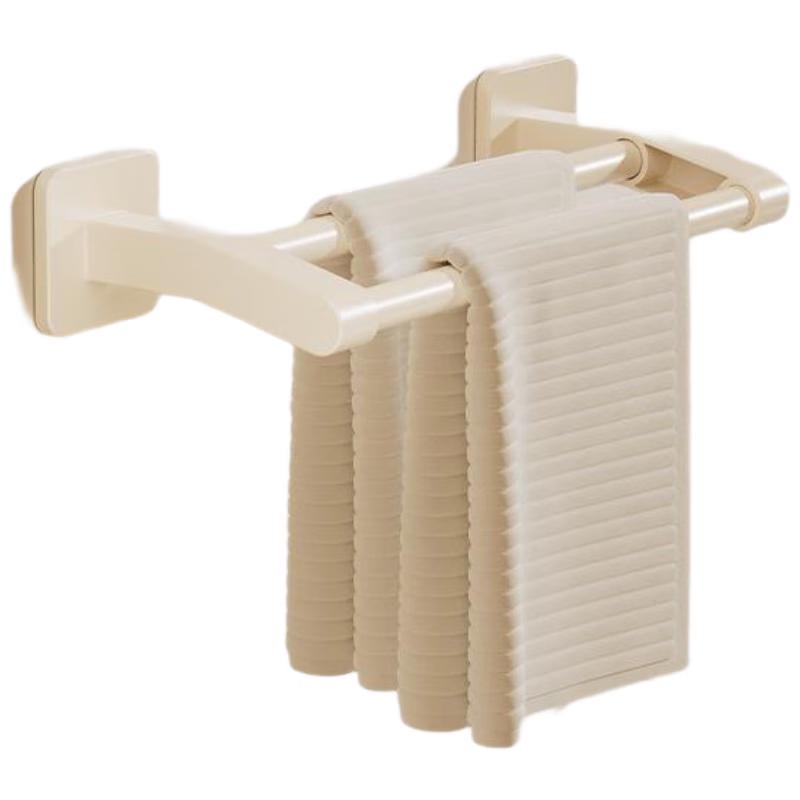 No-Drill Wall-Mounted Double Towel Rack