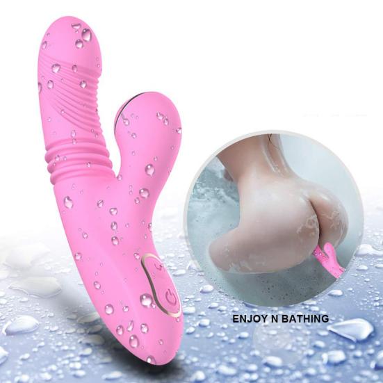 Dámský teleskopický vibrátor G Spot Clit Stimulátor AV hůlkový masturbátor Sexuální hračka