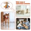 Plush Squeaky Dog Interactive Toys Bite Resistant Cute Stuffed Animal Doll Pet Puppy Dog Teeth Cleaning Chew Toy Pet Supplies