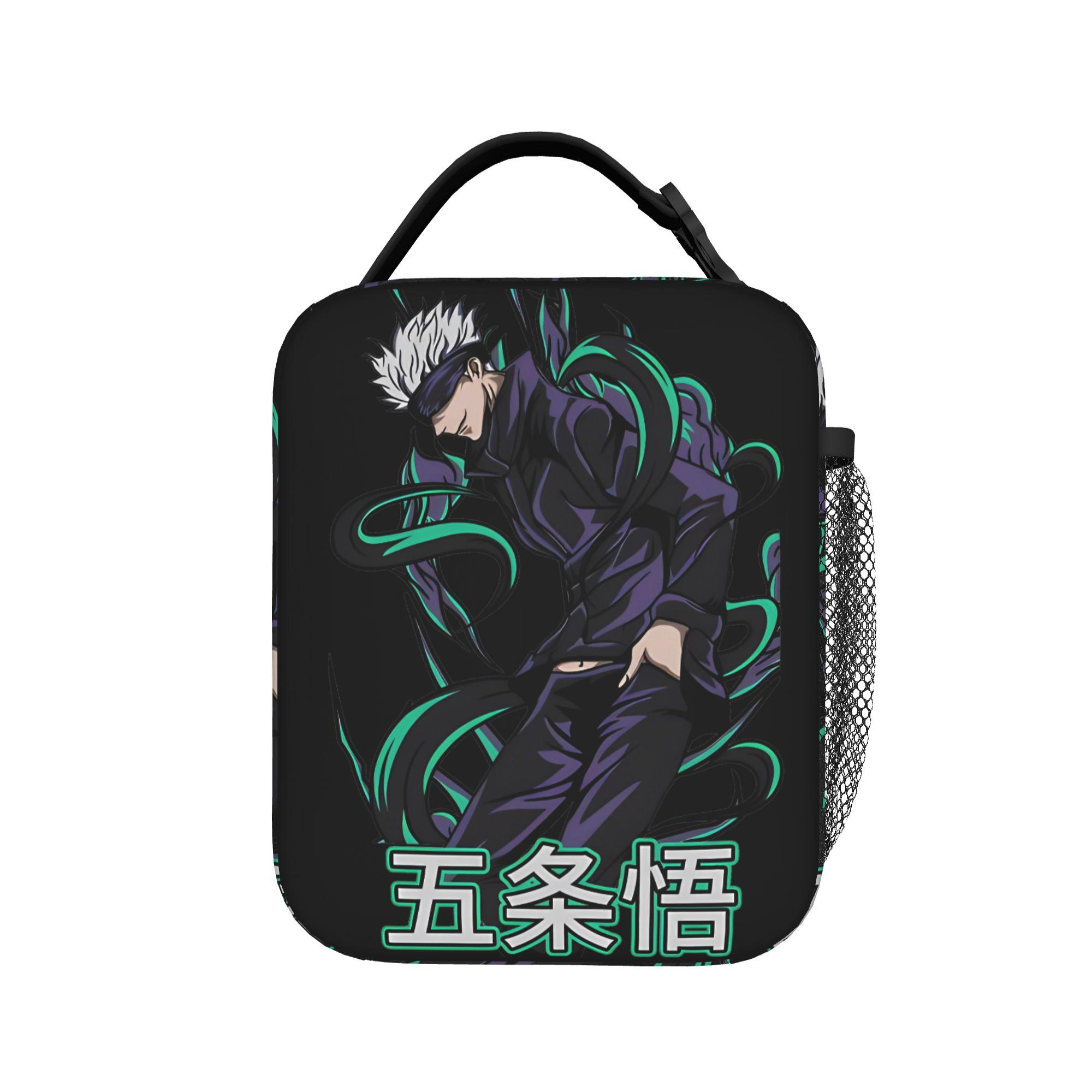 JJK Anime Gojo Saturo Geïsoleerde Lunchtas Thermische Tas Herbruikbaar, Lunchcontainer Jujutsus Kaisens Anime Lekdichte Tote Lunchbox One Size