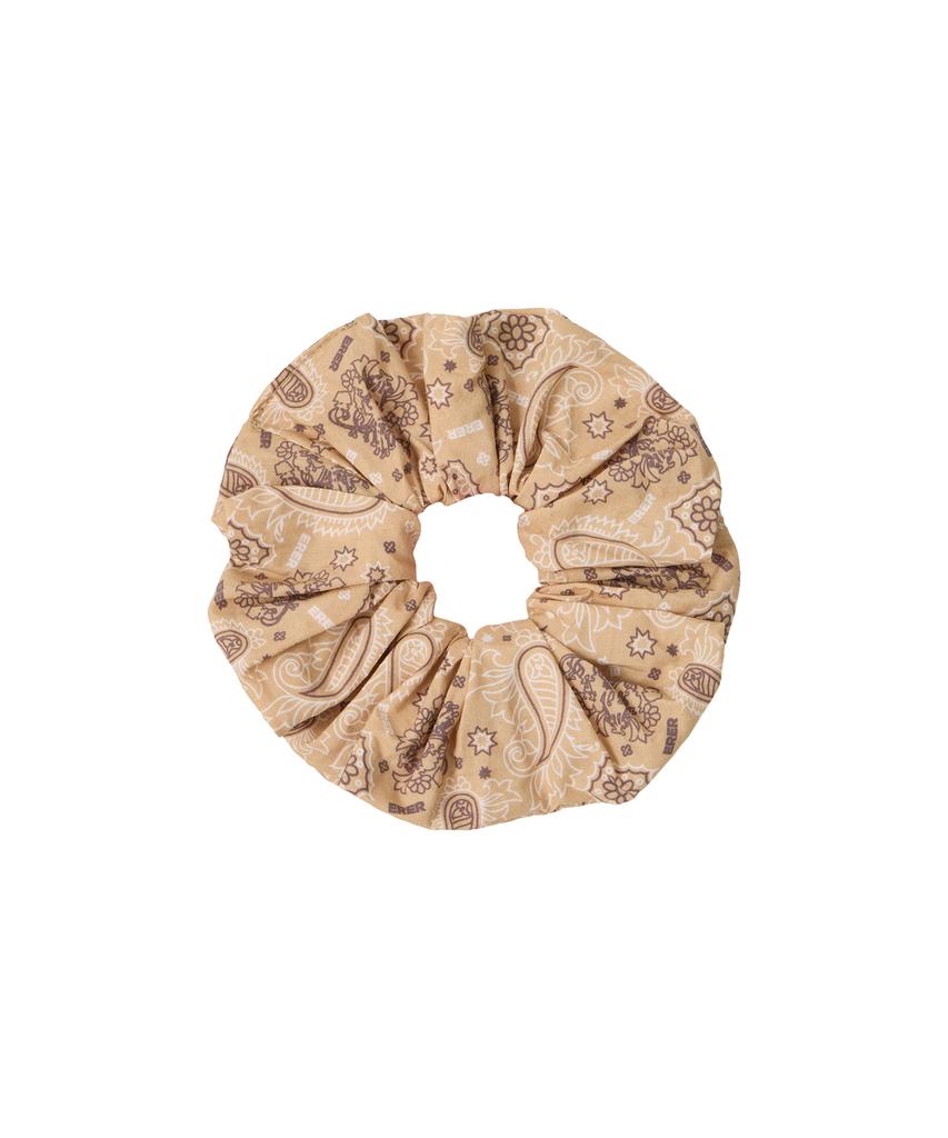 Erer Bandana Scrunchie Beige