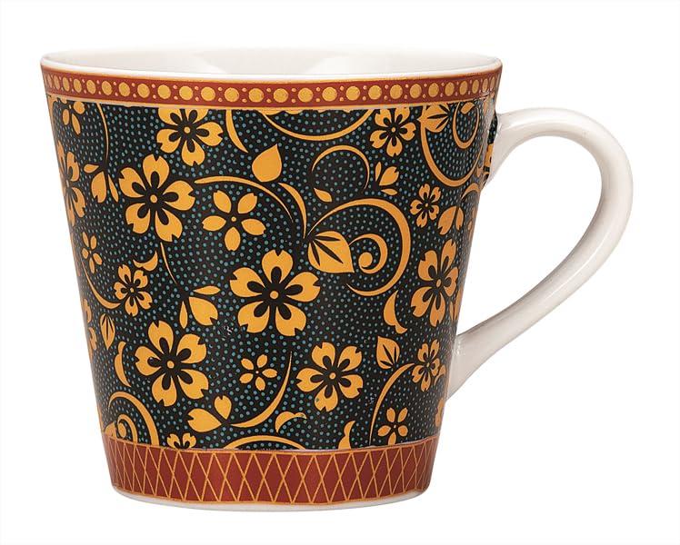 

Kutani Ware Iwataya Mug - Blue Cherry Blossom Design K9-970