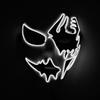 Glow Party Cosplay Mask Neon Mask Led Mask Masque Masquerade Party Masks Led Light Up Props Glow In The Dark Costume Supplies