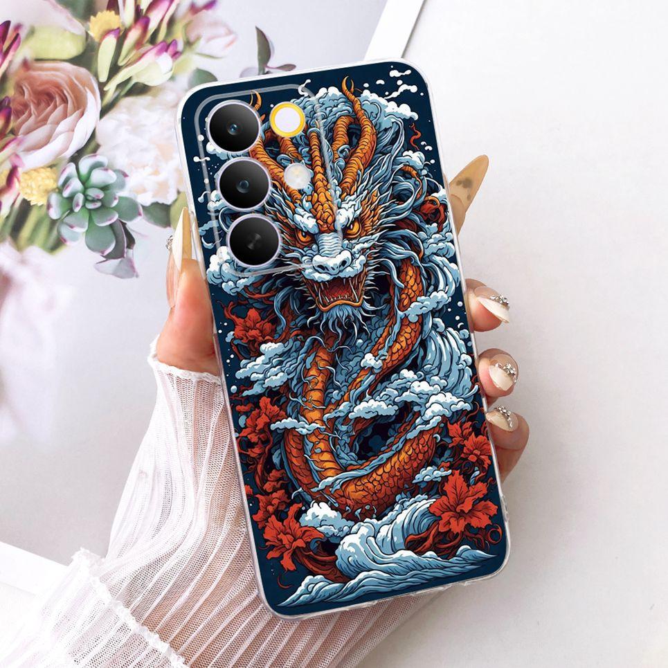 Dragon Tiger Cool Style Pattern Phone Case For Realme C85 Pro C 85 Casing Realme 15X India Soft Silicone Transparent Cover