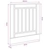 Dishwasher Front Panel LUCCA Black Oak 60 X 1.5 X 57 Cm