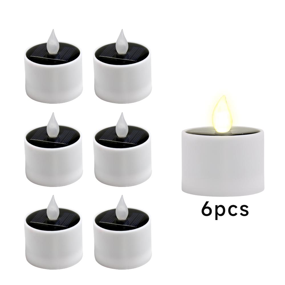 

Homemory Solar Tea Lights Solar LED Flameless Candle Lamp Outdoor Waterproof Dusk to Dawn Lighting for Lantern Garden Decor