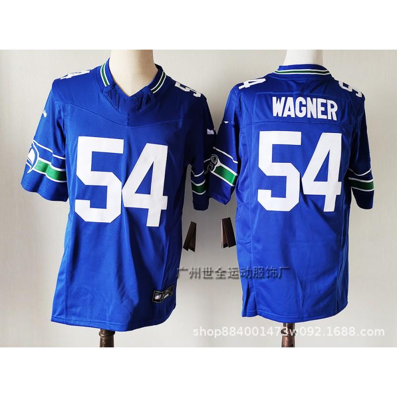 Seattle Seahawks Retro Vintage Embroidered Football Jersey Unisex Cotton Blend Sportswear Fans Casual Wear