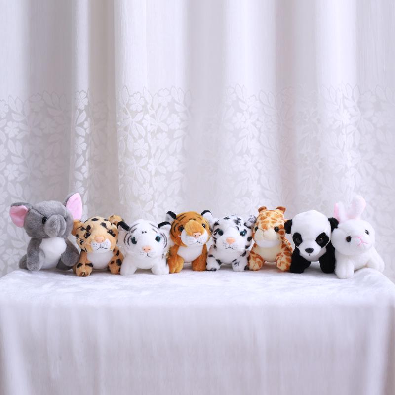 Cute Siberian Tiger Refrigerator Magnet Plush Toy