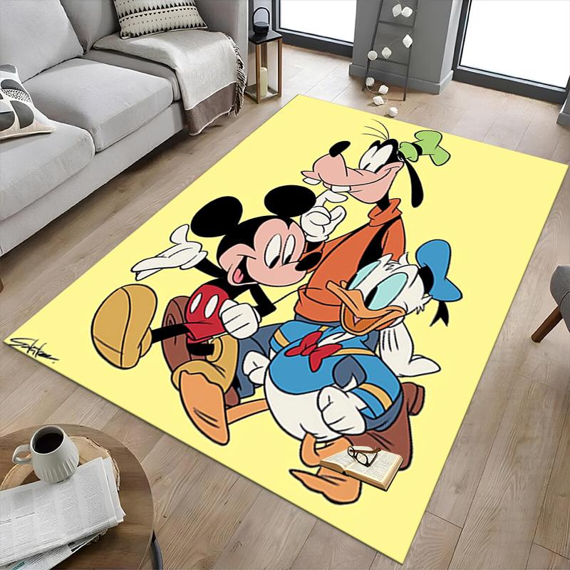 Classic Cartoon Characters Carpet For Playroom Bedroom Living Room Sofa Home Decorkids Game Area Rug Nonslip Floor Mat
