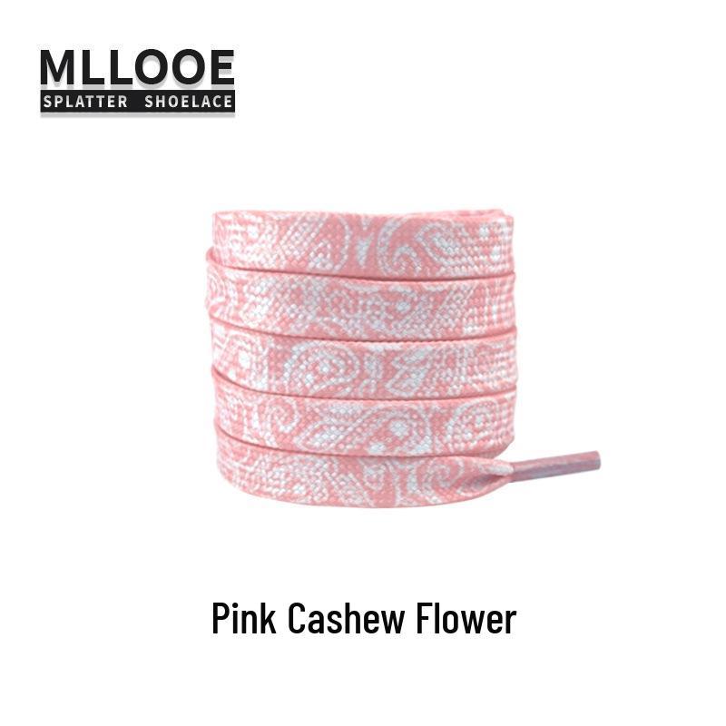 Cashew Flower Shoelaces for Air Force One AF1 & Casual White Sneakers