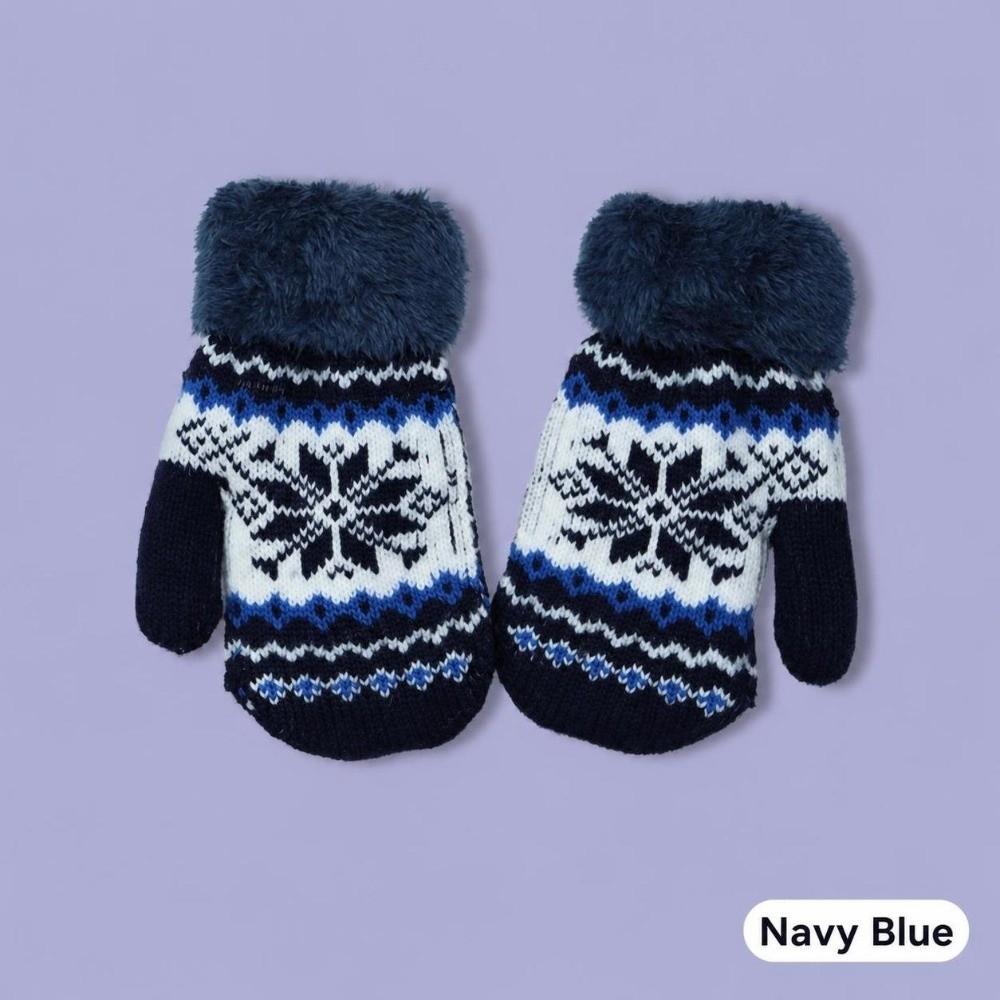 Coldproof Children Mittens Windproof Baby Gloves Candy Color Kids Winter Gloves  Baby Boys Girls