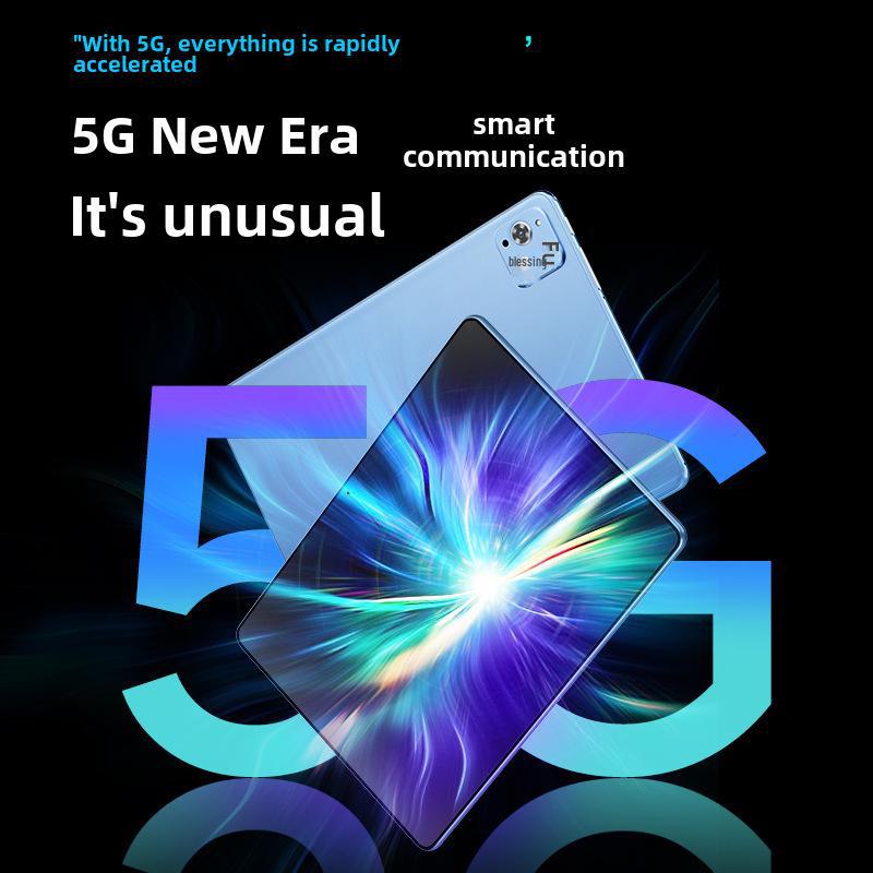"5G Pro Tablet: 6+128GB, Plug-in Card, HD Full Screen, Global Call Support, 10+ Units"
