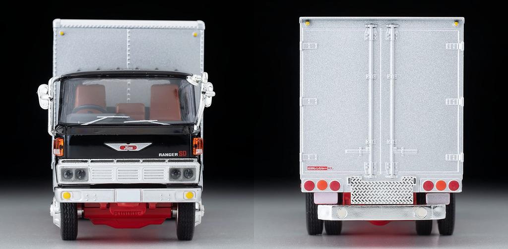 Tomytec Tomica Limited Vintage Neo Scale Hino Ranger KL545 Panel Van Finished 1/64 LV-N243b (Black) -
