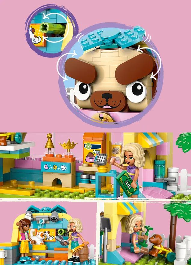 Klocki lego friends 42650 sklep z akcesoriami dla zwierząt 6+ (elementy: 375)