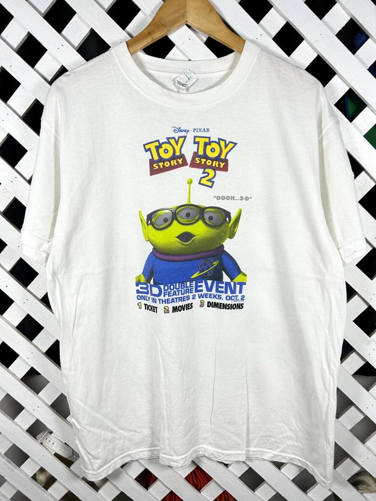 Vintage 1999 Toy Story 2 Cartoon Tshirt / Large