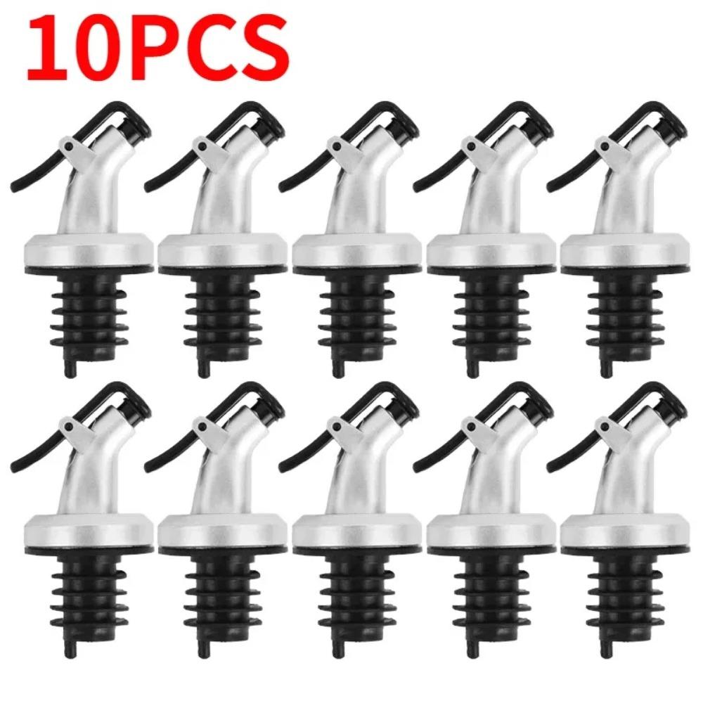 Oil Sprayer Oil Bottle Stopper Lock Plug Seal Leak-proof Food Grade Rubber Nozzle Liquor Dispenser Wine Pourer For Kitchen Bar