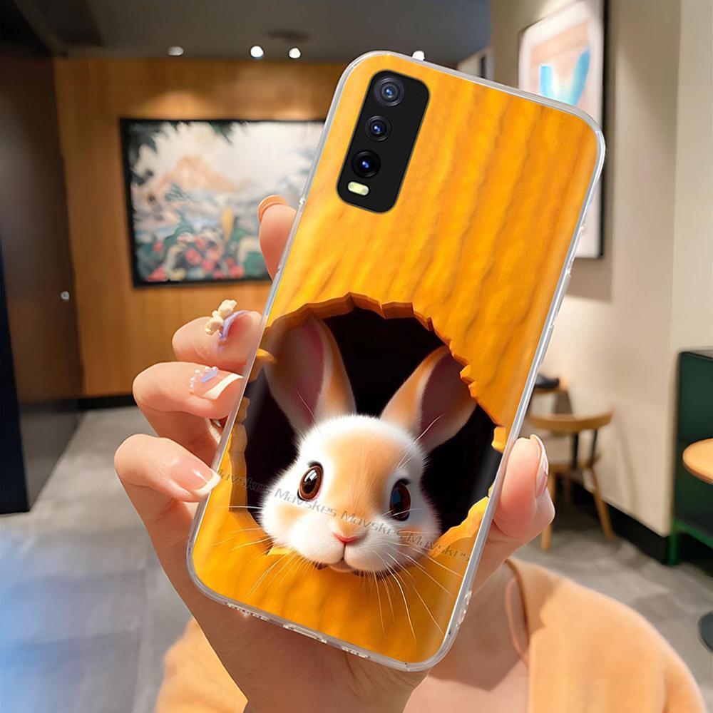 Pro Vivo V2027 V2028 V2029 Zadní kryt Vivo Y11S Y12s Y12a Y20 Y20s Y20i Pouzdro Roztomilý Kreslený Malovaný Funda Měkký TPU Silikonový Nárazník