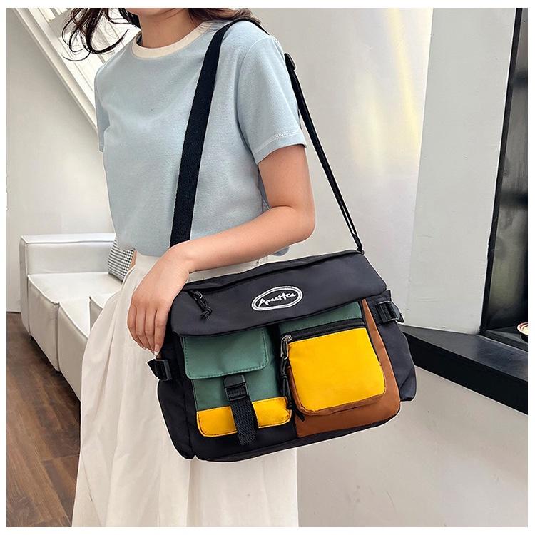 IELGY Women's Simple Trend Large Capacity Shoulder Casual Fashion Messenger Bag