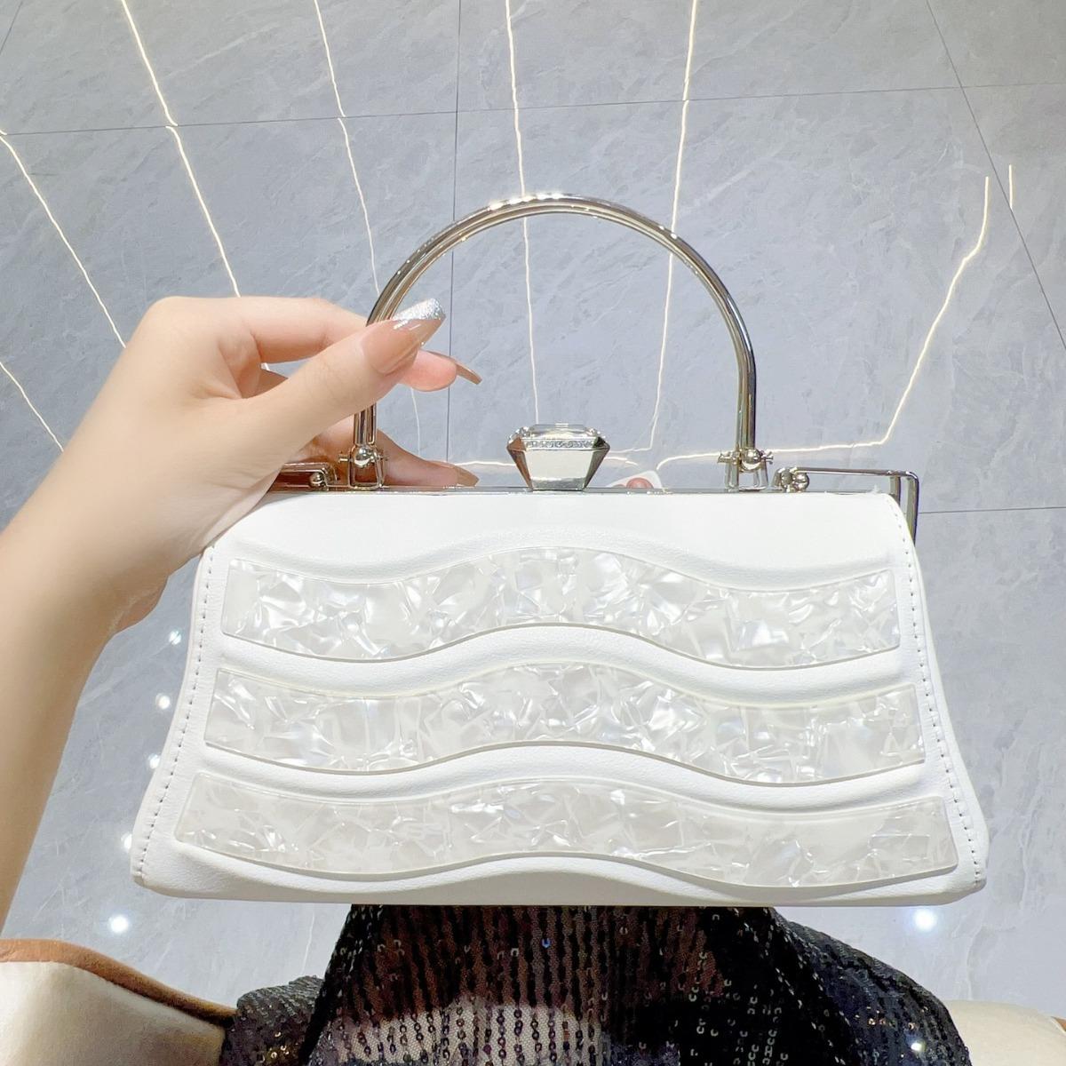 

Women Evening Bags Women Luxury Handbags Acrylic Clutch Bags Leather Vintage Hobos Totes Purse Chain Shoulder Bags Day Clutches