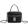 Premium new lock small bag women's fashion chain messenger bag portable shoulder bucket bag