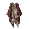Ladies' Fashionable Knitted Shawl , High-end Travel Wear , Imitation Cashmere Cloak