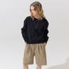 Adowl Side Band Back Lighting Sweatshirt - Black