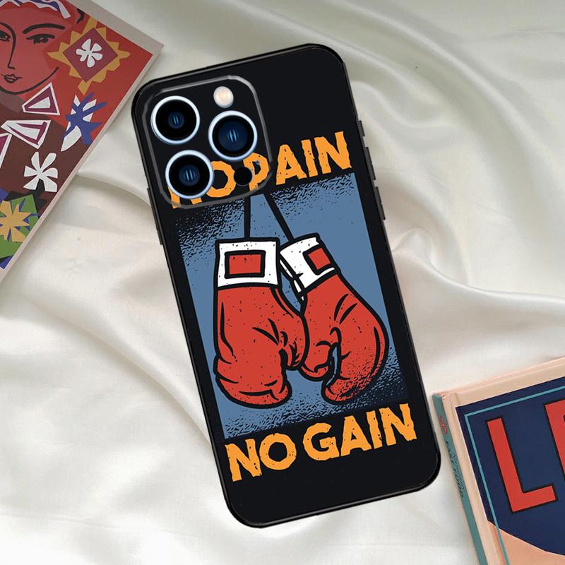 Boxing Gloves Phone Case For iPhone 16 15 14 13 12 11 17 Pro Max 15 16 Plus 12 Mini 16e 17 Air Funda Cover