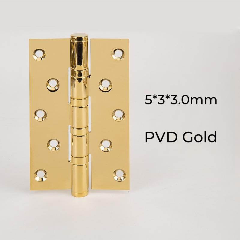 Solid Brass Butt Hinge 4 Inch Door Hinge 5 Inch Heavy Duty Hinge Quiet Bearing Hinge Antique Thick Hinge