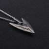 Odin's Spear of Destiny Necklace for Men with Rune Symbol ’s of Odin LabradoriteNorse Mythology