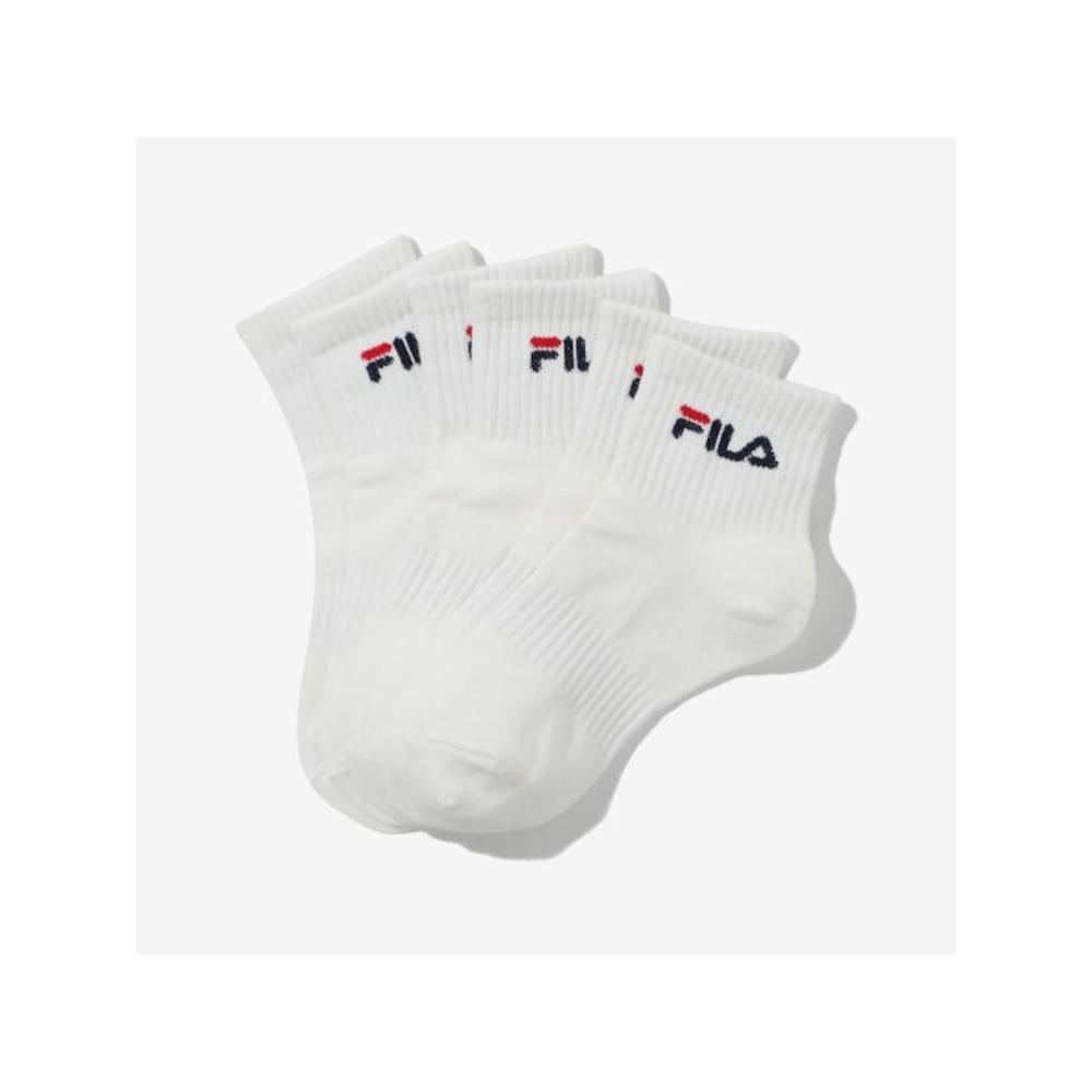 

[fila Kids] Kids 3 Pack Basic Logo Mid Thigh Socks Fk3scf5375x Owh q0zFk3scf5375xOwh OFFWHITE/180