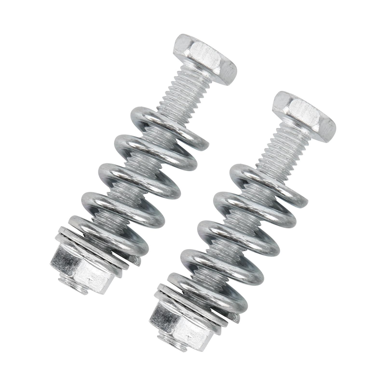 

8PCS Exhaust Repair Set Including Bolt Nut Spring Gasket Steel Automobile Accessories