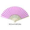5/10/20 Pcs Bamboo Folding Fan Hand DIY Ancient Style Bamboo Blank Paper Folding Fan for Wedding Party and Home Decoration Pink