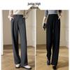 Women's High-Waist Straight-Leg Casual Suit Pants
