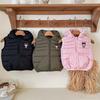 New Children's Clothing Hooded Cartoon Ear Vest Lightweight Cotton Jacket Baby Sleeveless Jacket Boys and Girls Coat