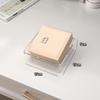 Yiyi Gou Cosmetic Storage Box with Dividers - Jewelry, Lipstick, and Mask Organizer for Dormitories and Dressing Tables