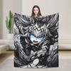 Oguri Cap Flannel Throw Blanket Uma Musume Umamusume Blankets for Bedding Office Super Soft Quilt