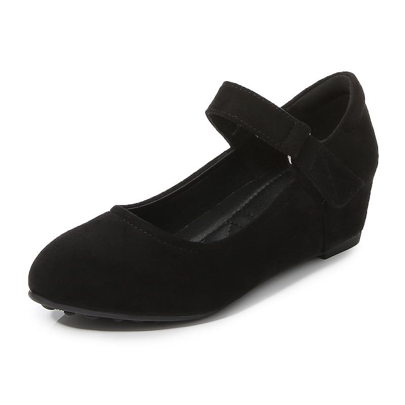 Nurse Soft Sole White Wedge Mary Jane Loafers - Comfortable Spring Shoes for Women