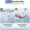 20 Set Filters Replacement, for Cat Water Fountain for Cat Water Fountain PLWF005 PLWF115 PLWF105