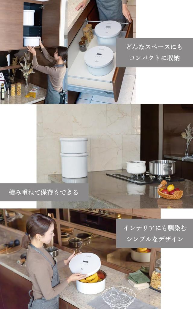 every TAMOKAN Stainless Steel Vacuum Storage Container Automatic Vacuum Large Capacity Rice Storage Rice Container 5kg 10kg Airtight Moisture