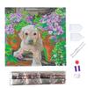 Diamond Painting Kit - CRYSTAL ART - Floral Pup - 30x30cm - 11 pièces - Intérieur